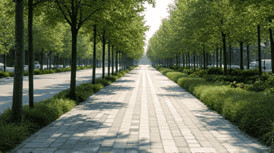 How Reflective Pavements and Green Spaces Reduce City Temperatures
